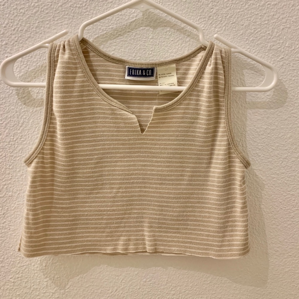 Cropped tank top